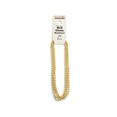 Ball Chain, Brass, 2 pcs, 24"