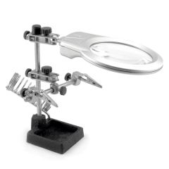 Helping Hands Magnifier w/  Soldering Station & LED light