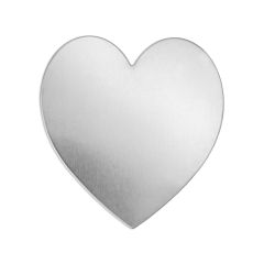 Heart, 1 1/2"- Premium Stamping Blanks, Aluminum, 24 Pack