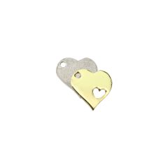 Heart w/ Heart Charm Stamping Blank