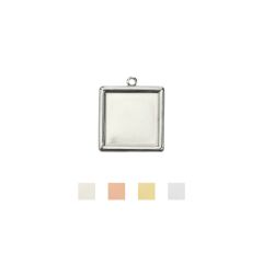 Square Bezel, 7/8"- Premium Stamping Blanks
