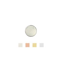 Brass Circle w/ 2 Holes, 9/16"- Premium Stamping Blanks