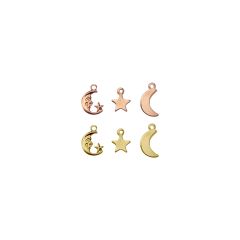 Brass and Copper Celestial Embellishment Variety Pack