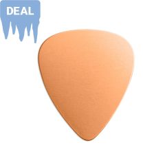 Guitar Pick, 1 1/4"- Premium Stamping Blanks, Copper, 144 Pack
