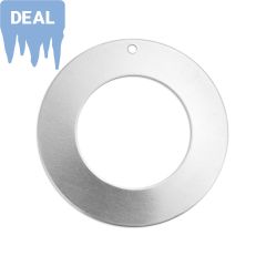 Washer w/ Hole, 1 1/4"- Premium Stamping Blanks, Aluminum, 144 Piece