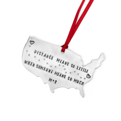 Map of USA Ornament Project Kit