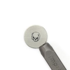 Angry Skull Signature Design Stamp, 6mm