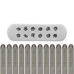 RIVER STONE, Metal Stamping Blanks, ImpressArt Pewter Blanks 3/4 Qty 2 or  4, Soft Strike Stamping Blank Pendants 16 Gauge DIY Hand Stamping