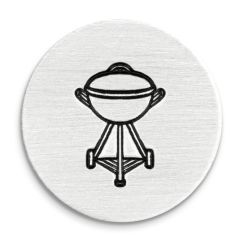 Grill Simply Made Design Stamp, 9.5mm