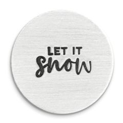 Let It Snow Simply Made Design Stamp, 12mm