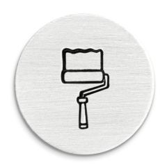 Paint Roller Simply Made Design Stamp, 9.5mm