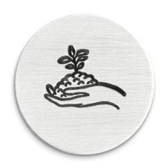Please Grow (Hand with Stem) Simply Made Design Stamp, 9.5mm