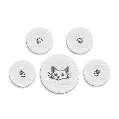 Peeking Cat Simply Made Design Stamp Bundle, 5pc