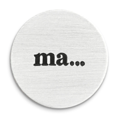 "Ma" Simply Made Design Stamp, 12mm