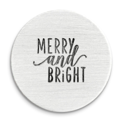 Merry & Bright Simply Made Design Stamp, 12mm