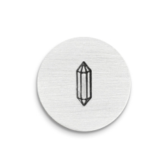 Elongated Crystal Simply Made Design Stamp, 6mm