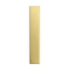 Brass Rectangle, 1/4" x 1 1/2"- Premium Stamping Blanks