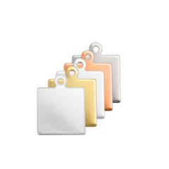 Jewelry Tag, Square- Premium Stamping Blanks