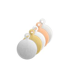 Jewelry Tag, Circle- Premium Stamping Blanks