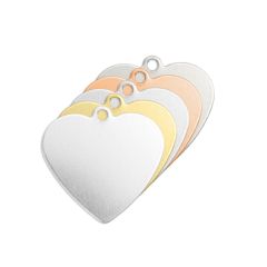 Heart w/ Ring 5/8"- Premium Stamping Blanks