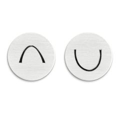 Easter Egg Top & Bottom Simply Made Design Stamps, 2pc