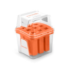 Number Stamp Storage Cases- Orange