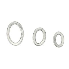 Oval Organic Pewter Washer