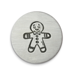 Gingerbread Man Ultra Detail Stamp, 9.5mm