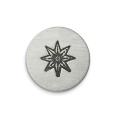 Octagram Star Ornament Ultra Detail Stamp, 6mm