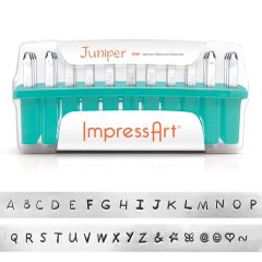 Juniper Letter Stamps, Uppercase