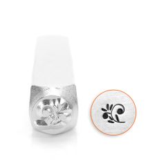 Floral Swirl Design Stamp, 6mm