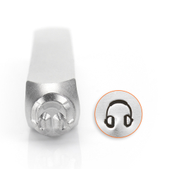 Headphones Design Stamp, 6mm