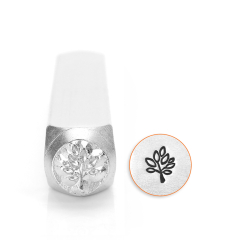 Leaf Tree Design Stamp, 6mm