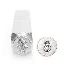 Diamond Ring Design Stamp, 6mm