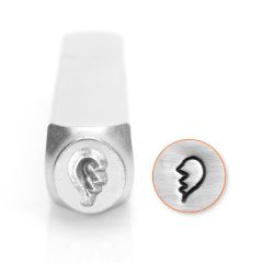 Broken Heart- Right Design Stamp, 6mm
