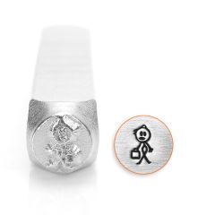 Dad Stick Figure Design Stamp, 7mm