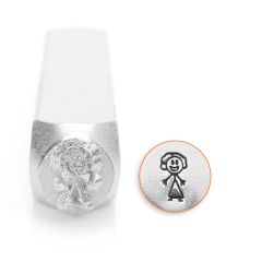 Mom Stick Figure Design Stamp, 7mm