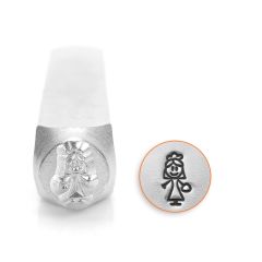 Bride Stick Figure Design Stamp, 7mm