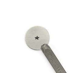 Angled Solid Star Signature Design Stamp, 3mm