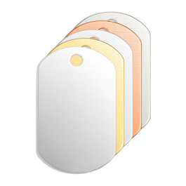 Dog Tag, 1 1/4- Premium Stamping Blanks