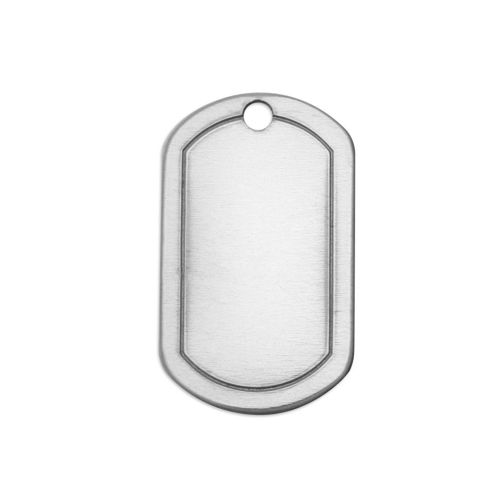 Aluminum dog tag blanks shop