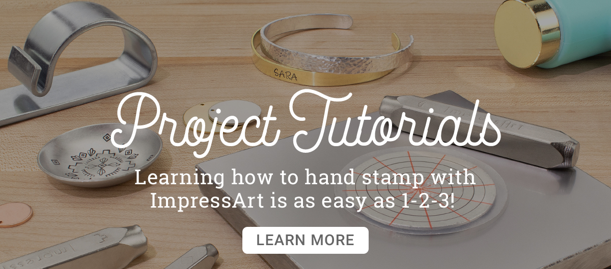 Vikalpah: How to use metal alphabet stamps to create designs & textures