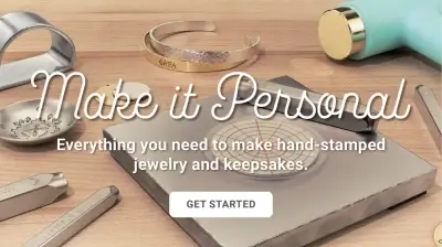 Hand stamp jewelry kit deals